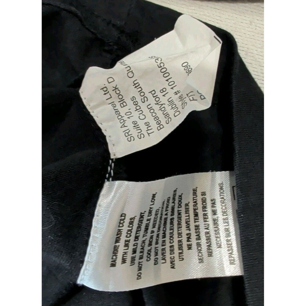 Caterpillar CAT Trademark Double Sided Long Sleeve Black TShirt Adult Size XL - Picture 8 of 8